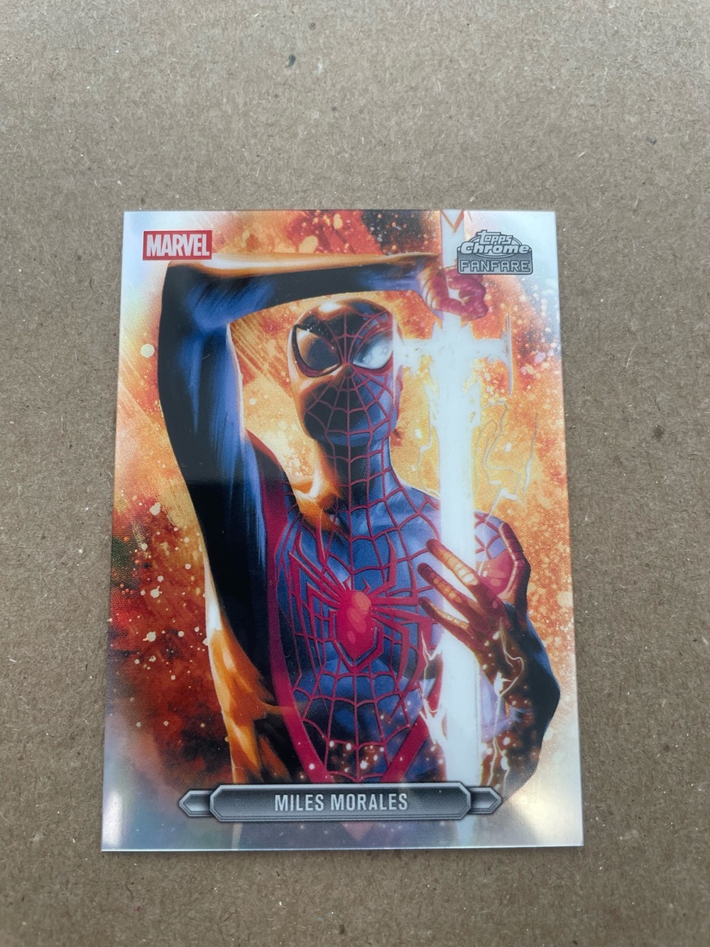 2026 Topps Chrome Marvel Miles Morales FANFARE #FF-29 GC0445